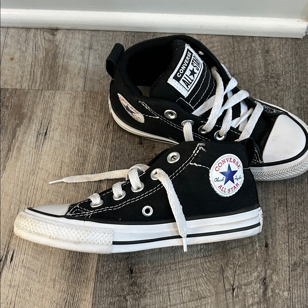 Converse Kids Black and White Sneakers